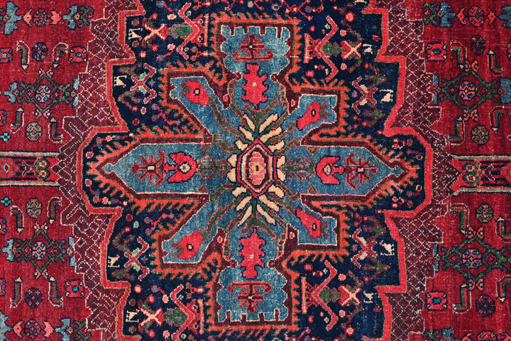 red Medium rug 3' 11" x 8' 9"