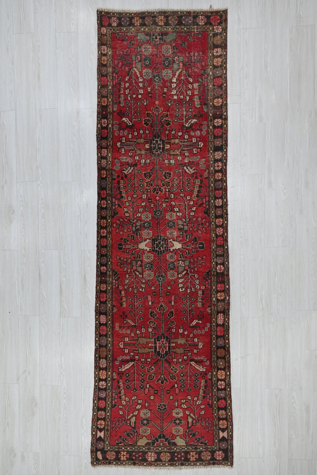 red Runner rug 2' 9" x 9' 6"