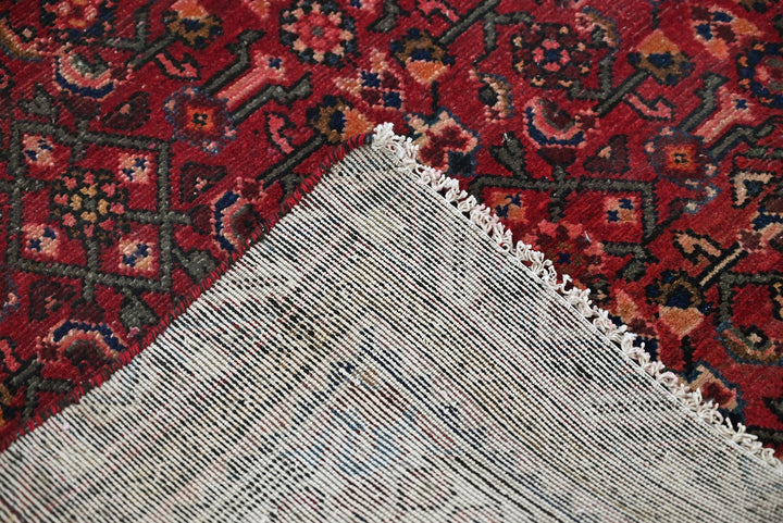 red Medium rug 3' 6" x 8' 3"