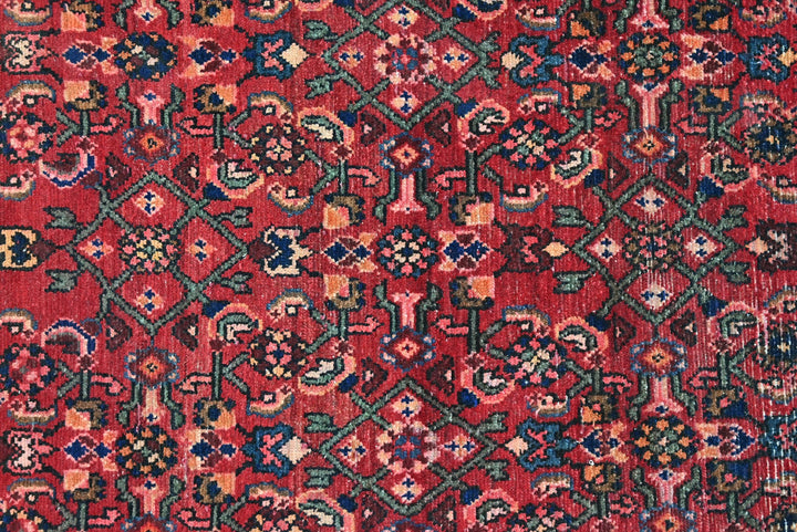 red Medium rug 3' 6" x 8' 3"