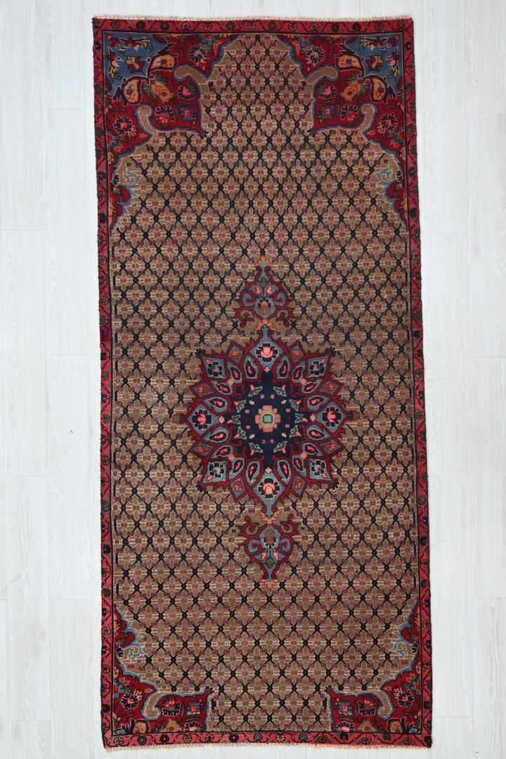 brown Medium rug 3' 9" x 8' 10"