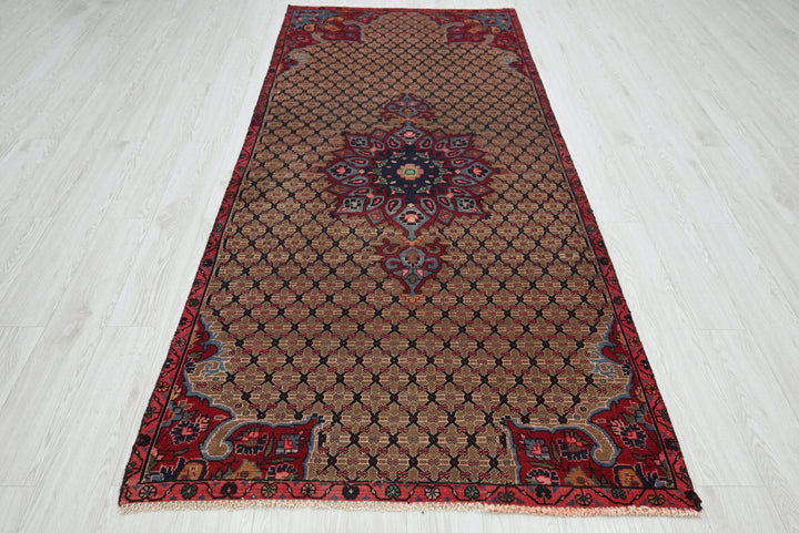 brown Medium rug 3' 9" x 8' 10"
