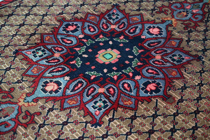 brown Medium rug 3' 9" x 8' 10"