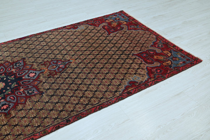 brown Medium rug 3' 9" x 8' 10"