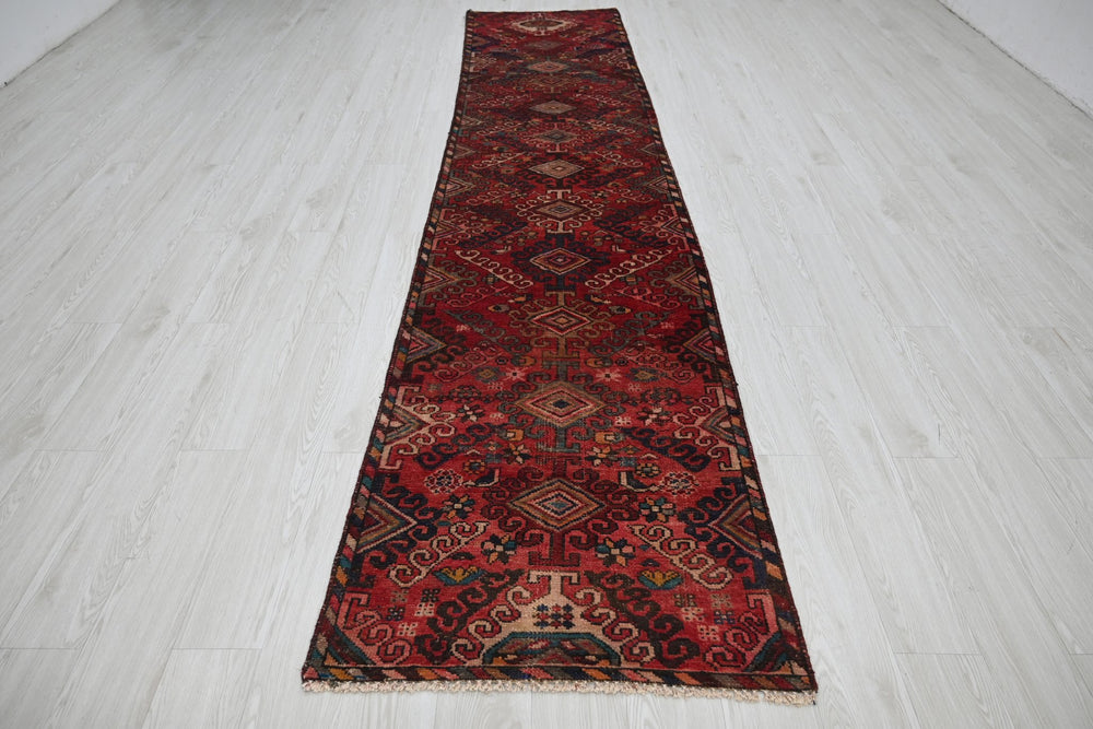 red Runner rug 2' 7" x 12' 0"