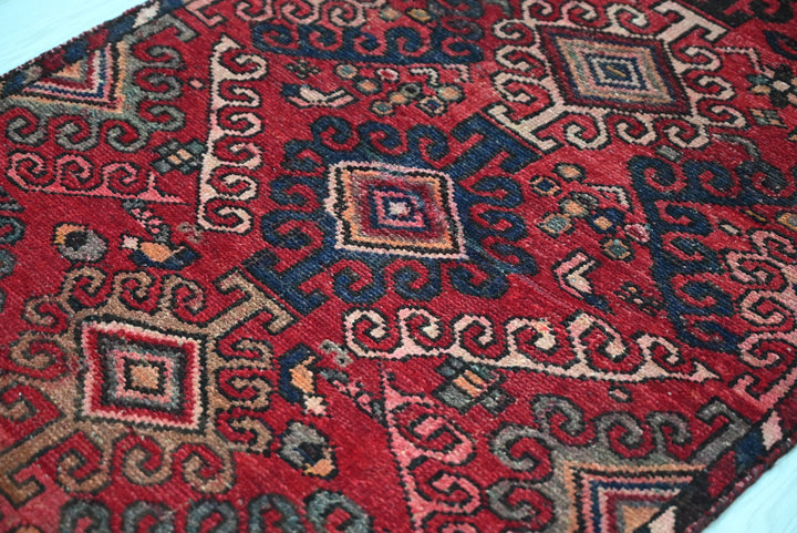 red Runner rug 2' 7" x 12' 0"