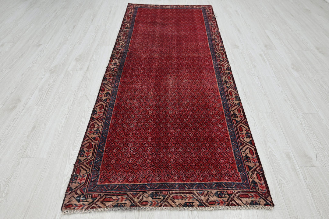 red Runner rug 3' 4" x 9' 0"