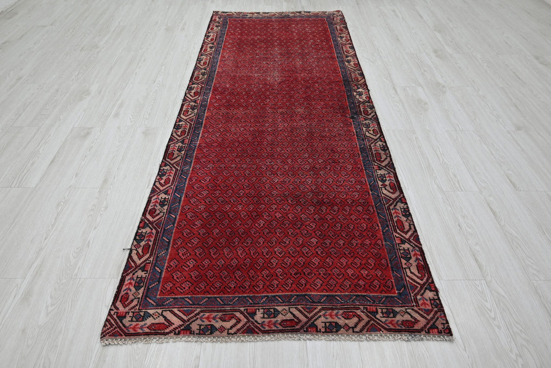 red Runner rug 3' 4" x 9' 0"
