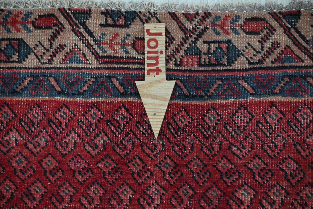 red Runner rug 3' 4" x 9' 0"