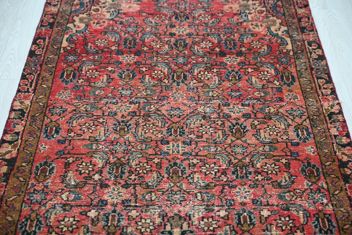 red Runner rug 3' 1" x 11' 5"