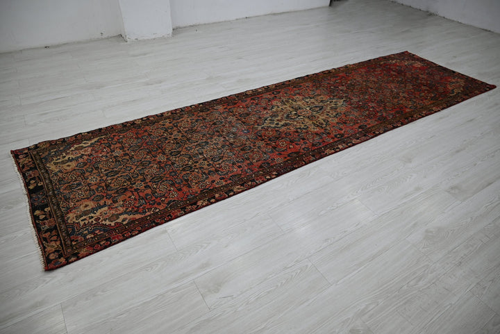 red Runner rug 3' 1" x 11' 5"