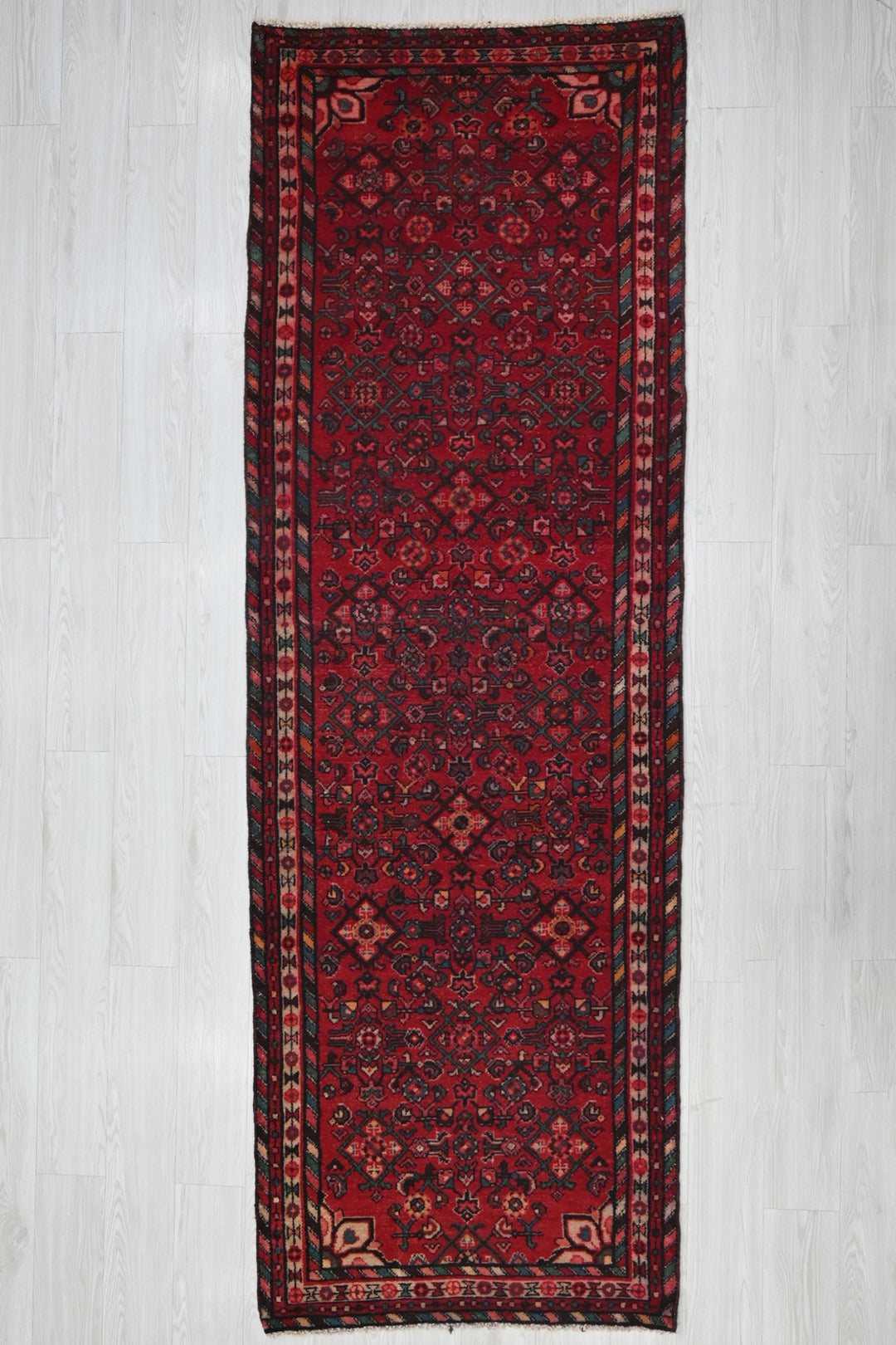 red Runner rug 3' 0" x 8' 11"