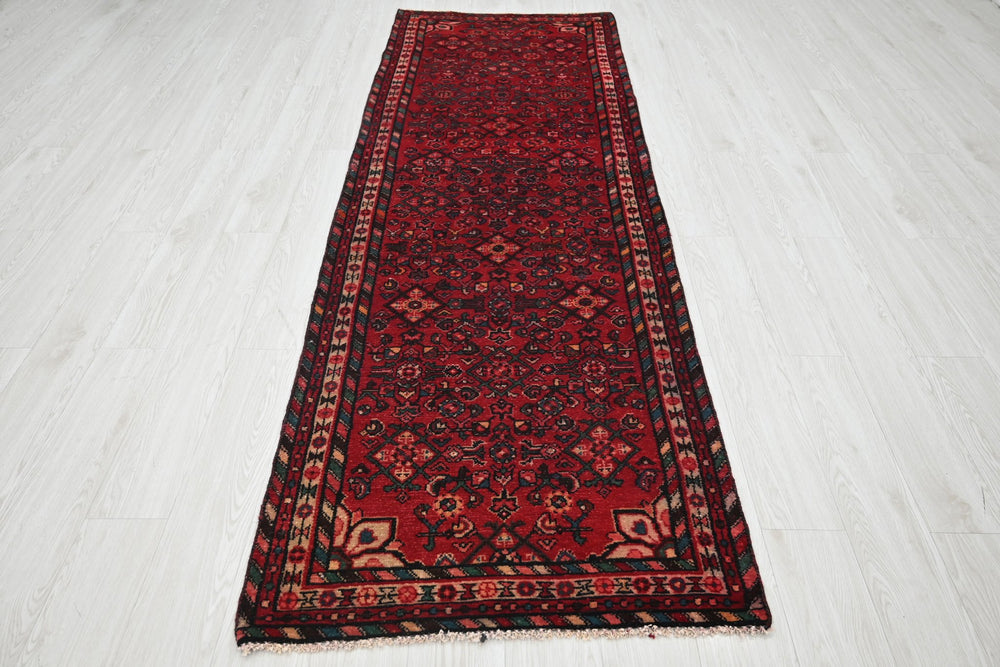 red Runner rug 3' 0" x 8' 11"