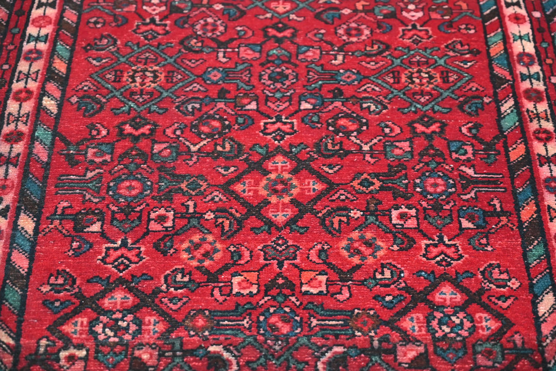 red Runner rug 3' 0" x 8' 11"