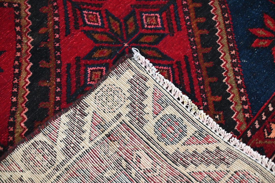 red Runner rug 3' 1" x 8' 3"