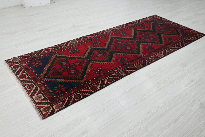 red Runner rug 3' 1" x 8' 3"