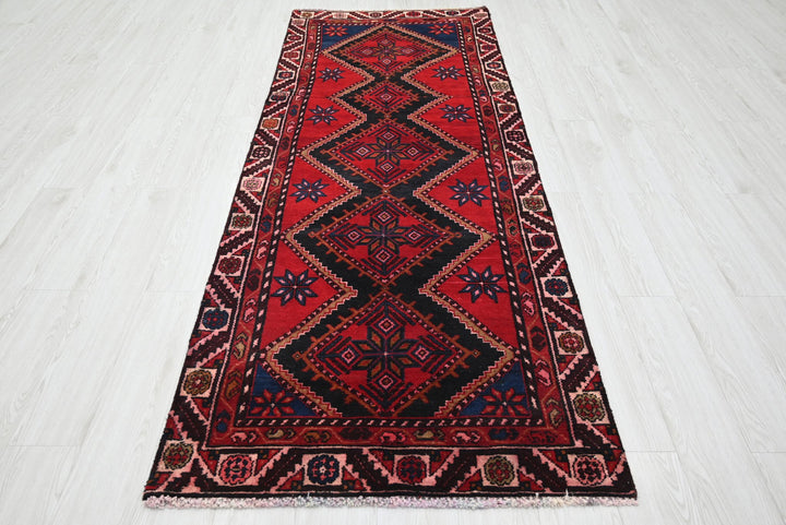 red Runner rug 3' 1" x 8' 3"