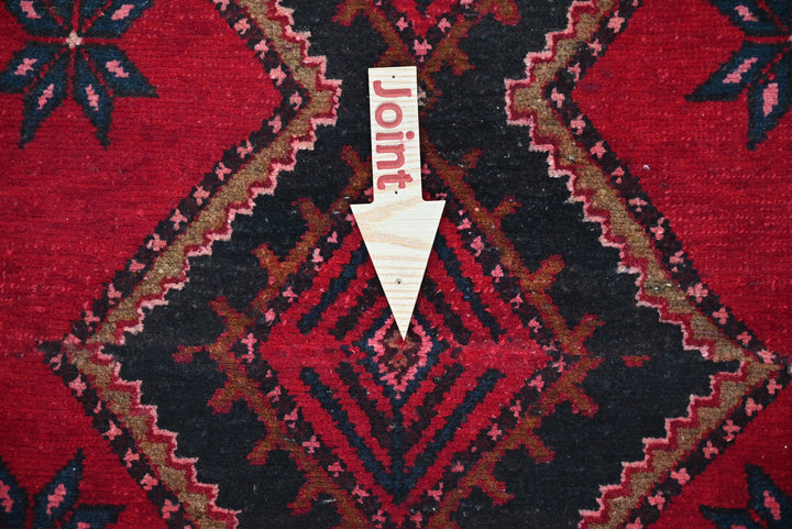 red Runner rug 3' 1" x 8' 3"