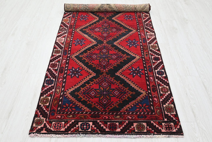 red Runner rug 3' 1" x 8' 3"