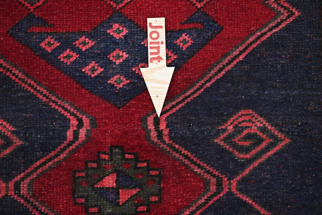 red Runner rug 3' 1" x 9' 6"