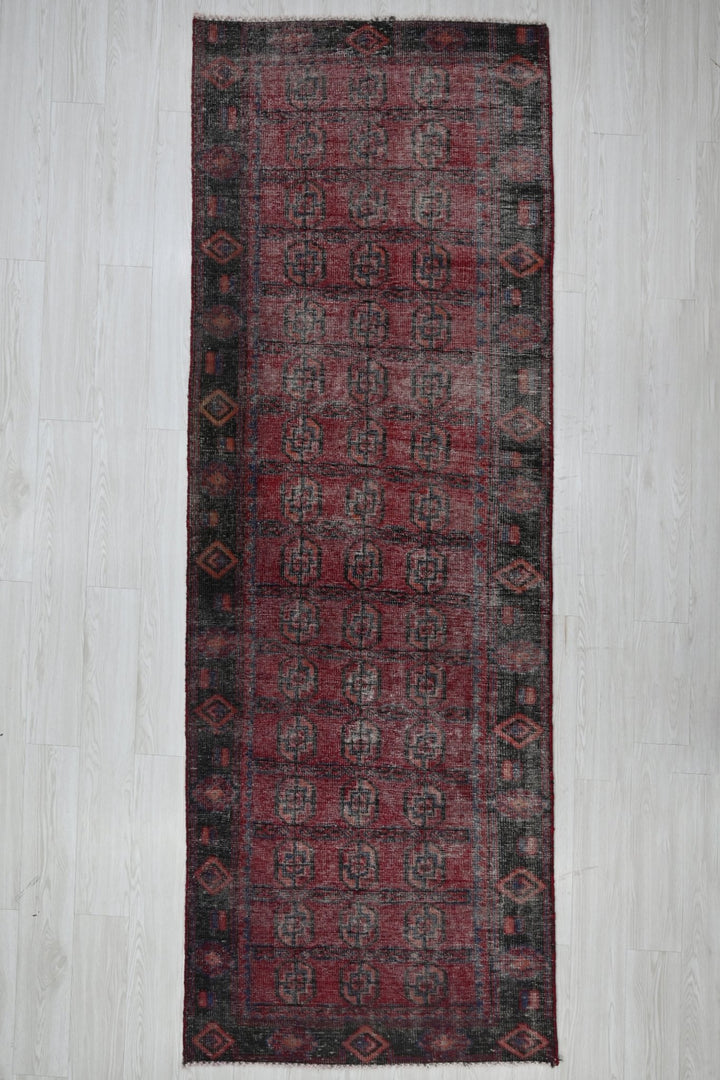 red Runner rug 3' 4" x 9' 8"