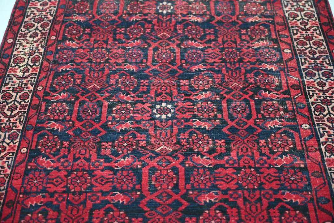 red Runner rug 3' 5" x 12' 11"