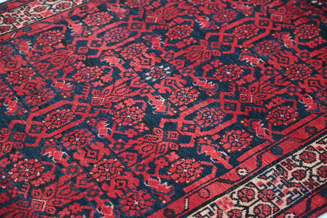 red Runner rug 3' 5" x 12' 11"