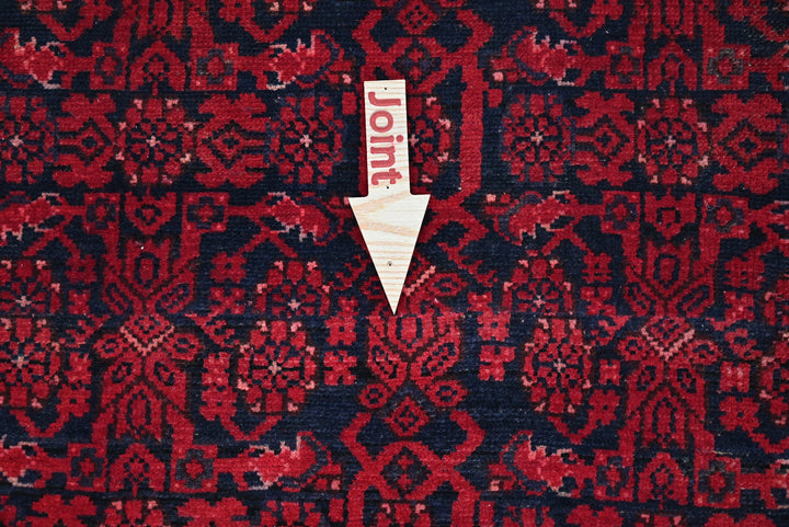 red Runner rug 3' 5" x 12' 11"