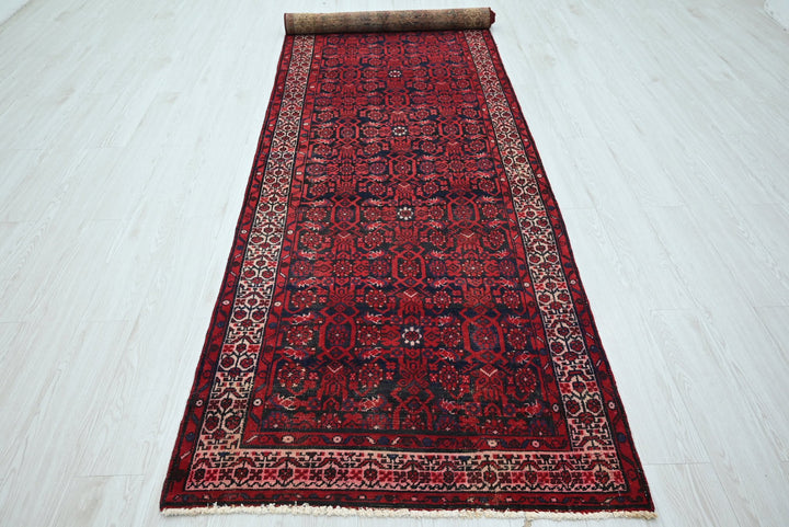 red Runner rug 3' 5" x 12' 11"