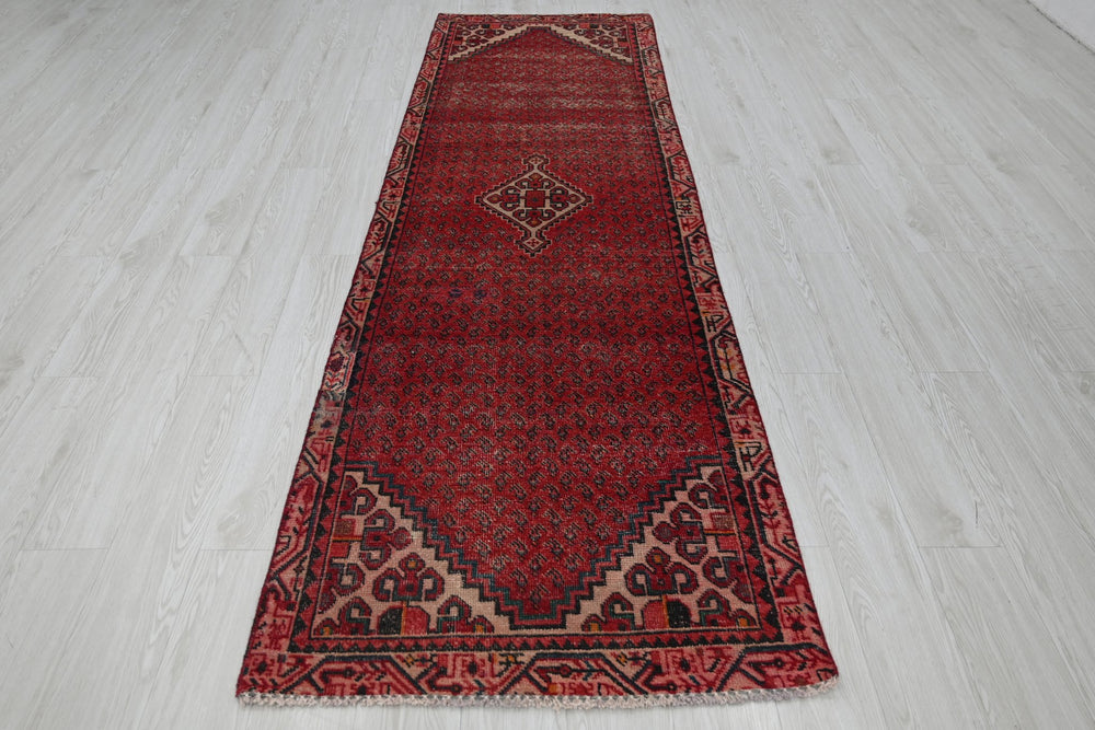 red Runner rug 2' 9" x 9' 5"