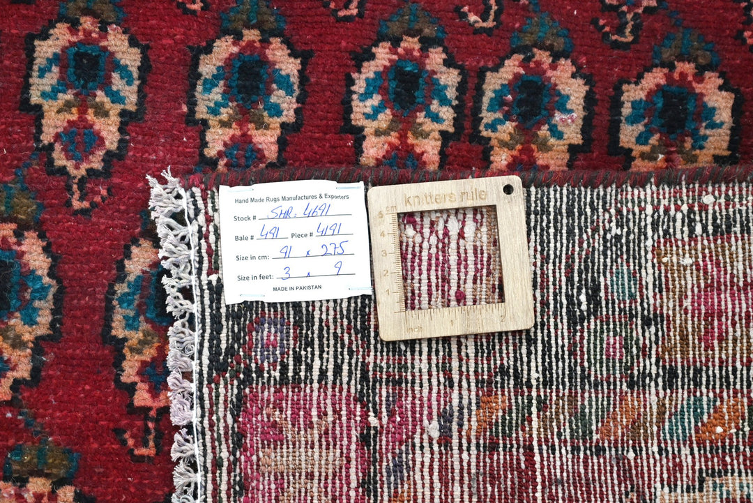 red Runner rug 3' 0" x 9' 0"