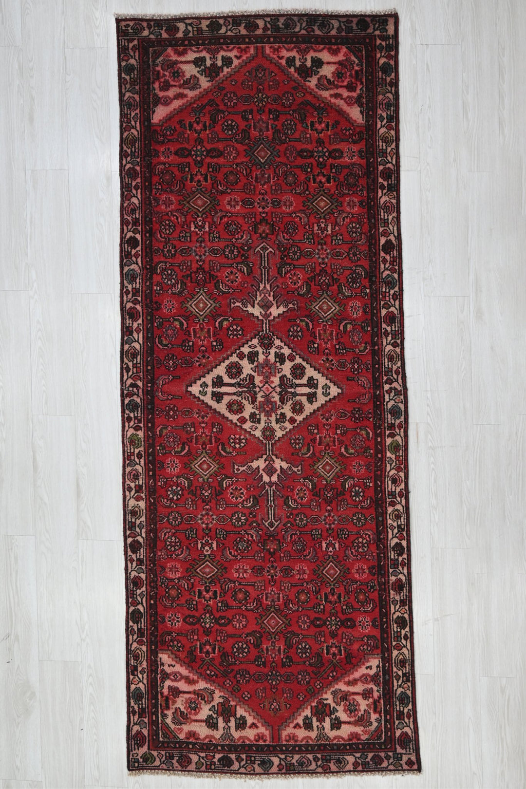red Runner rug 3' 2" x 9' 1"