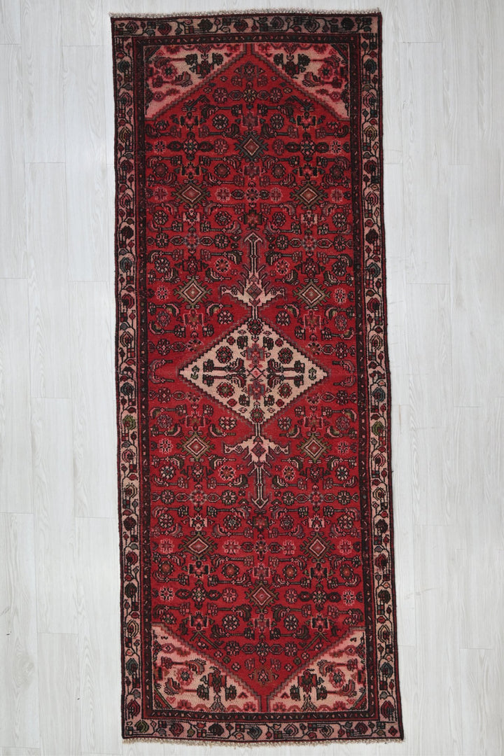 red Runner rug 3' 2" x 9' 1"