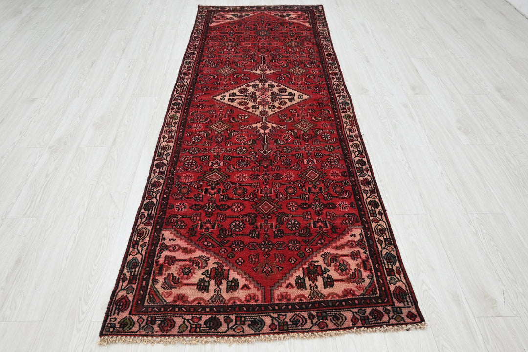 red Runner rug 3' 2" x 9' 1"