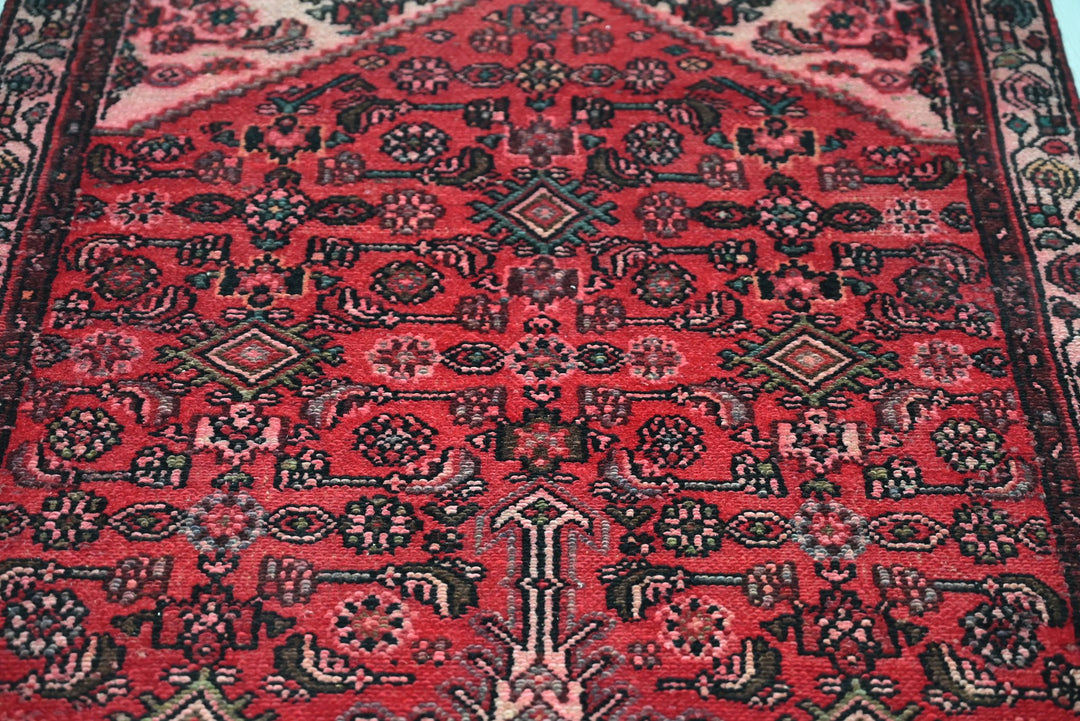 red Runner rug 3' 2" x 9' 1"