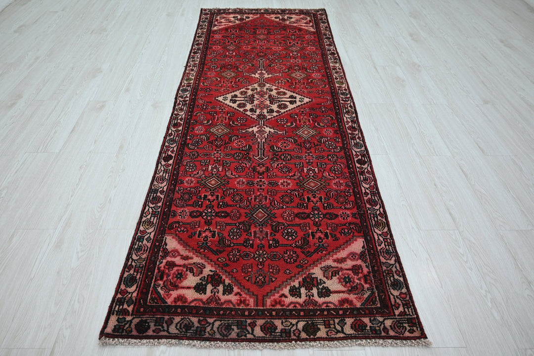 red Runner rug 3' 2" x 9' 1"