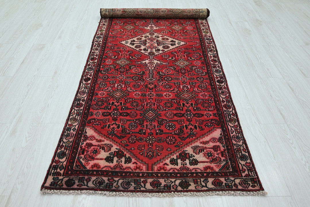 red Runner rug 3' 2" x 9' 1"