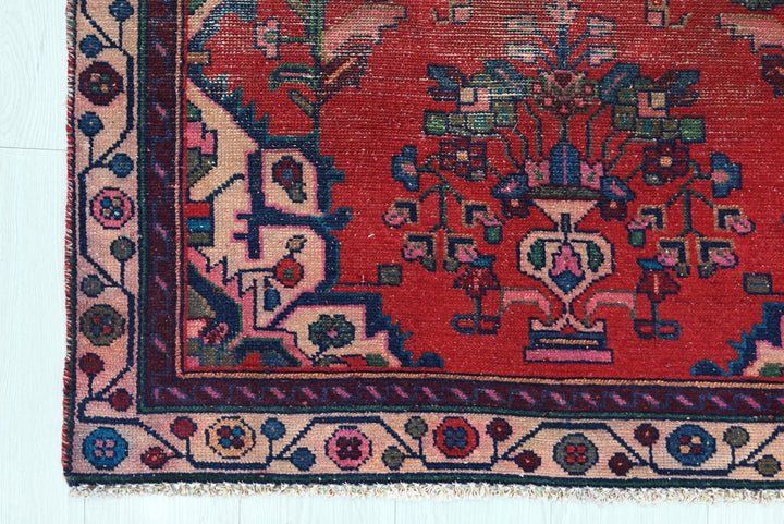 red Runner rug 3' 1" x 10' 2"