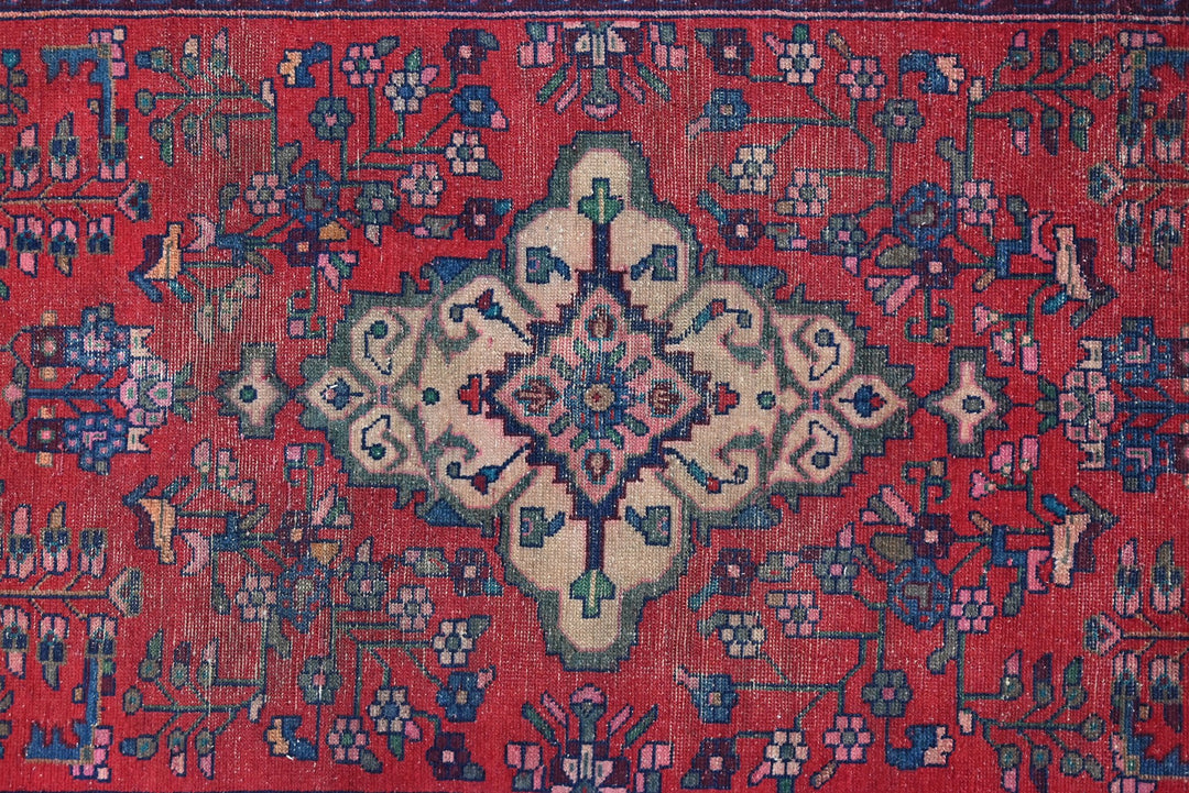 red Runner rug 3' 1" x 10' 2"