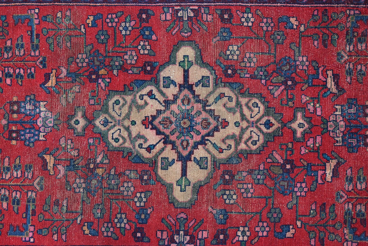 red Runner rug 3' 1" x 10' 2"