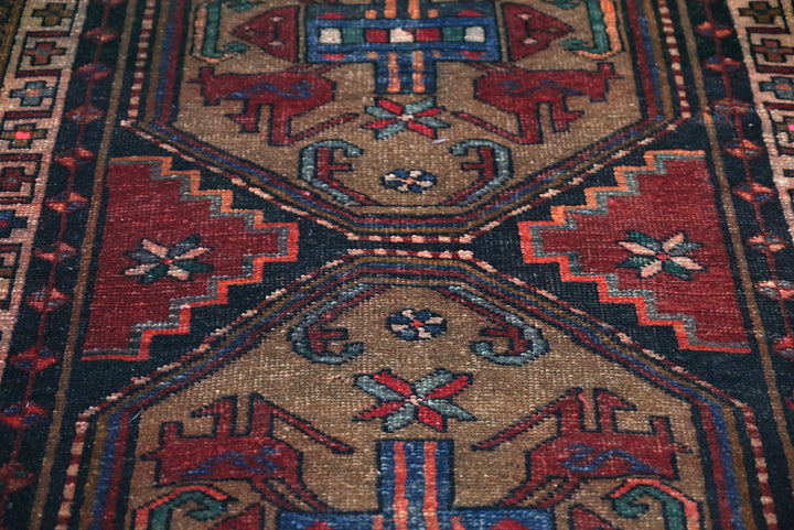 brown Medium rug 3' 7" x 9' 2"