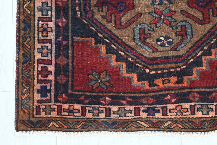 brown Medium rug 3' 7" x 9' 2"
