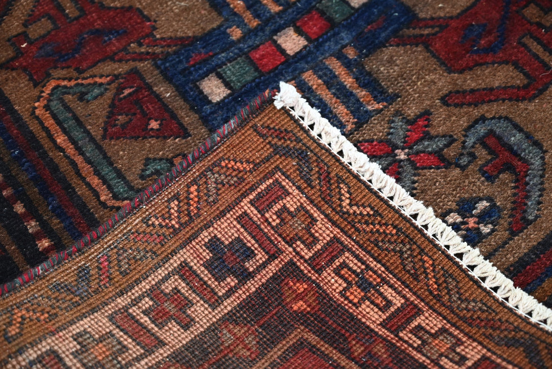 brown Medium rug 3' 7" x 9' 2"