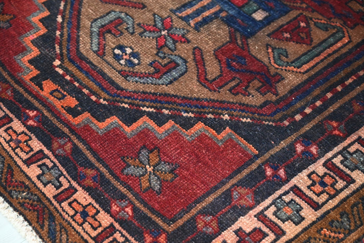brown Medium rug 3' 7" x 9' 2"