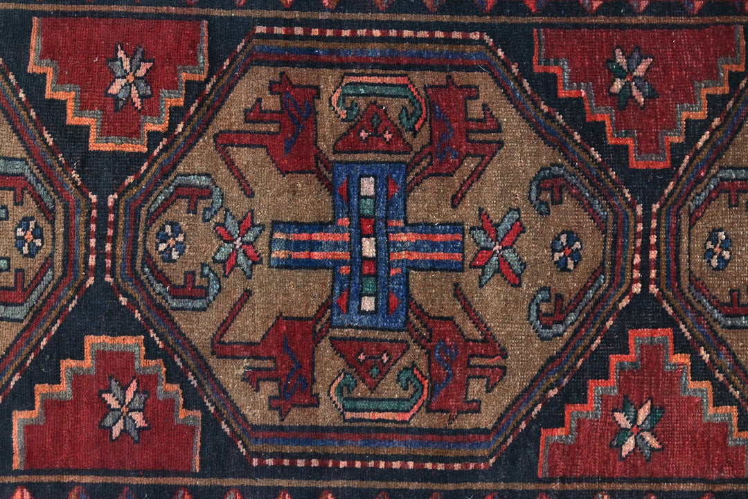 brown Medium rug 3' 7" x 9' 2"