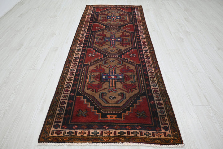brown Medium rug 3' 7" x 9' 2"