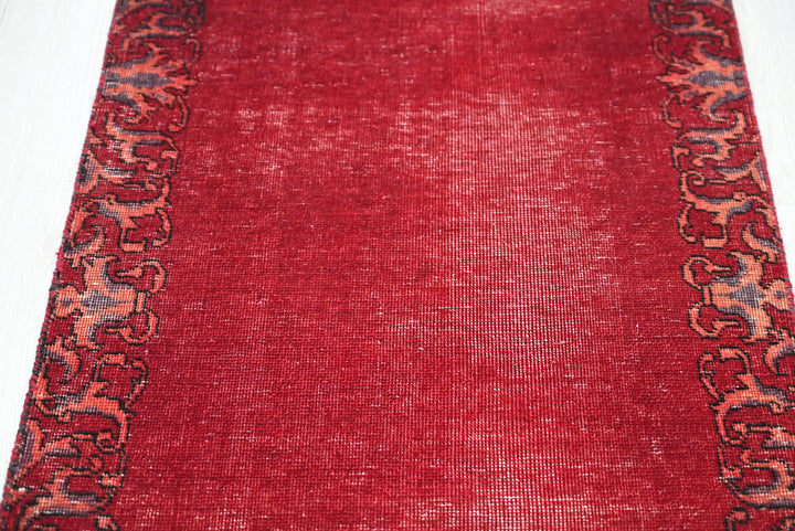 red Runner rug 2' 4" x 16' 7"