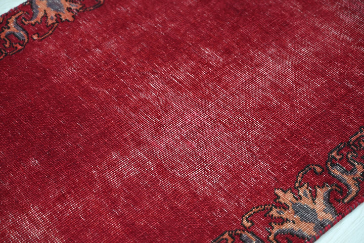 red Runner rug 2' 4" x 16' 7"