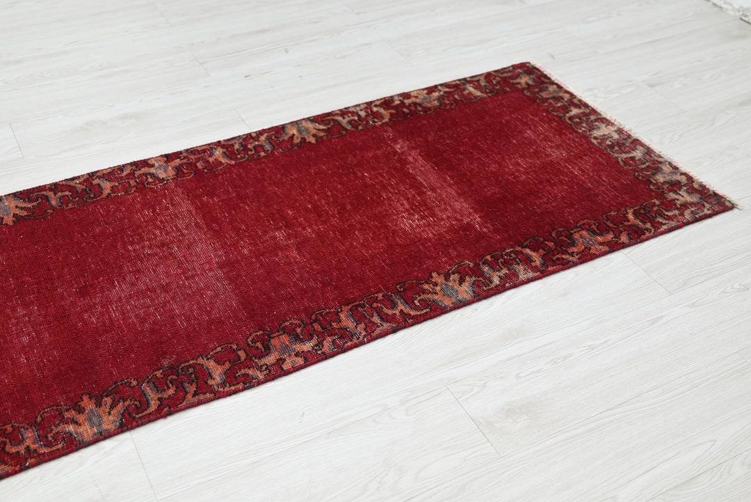 red Runner rug 2' 4" x 16' 7"