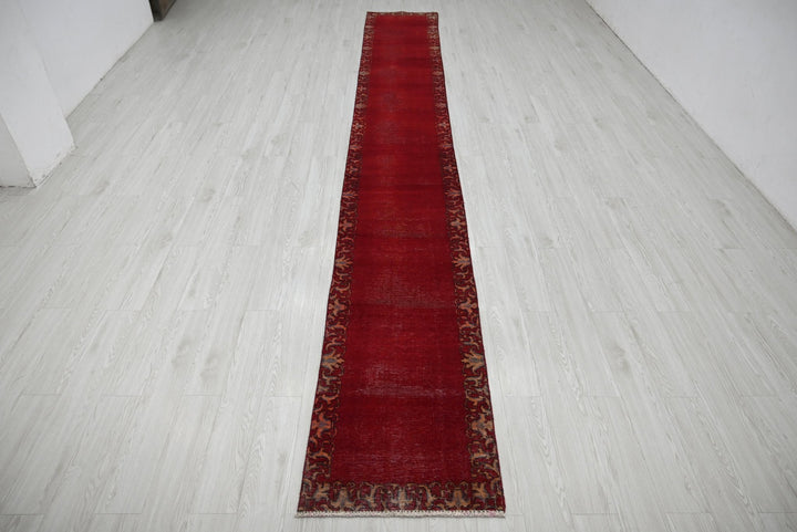 red Runner rug 2' 4" x 16' 7"